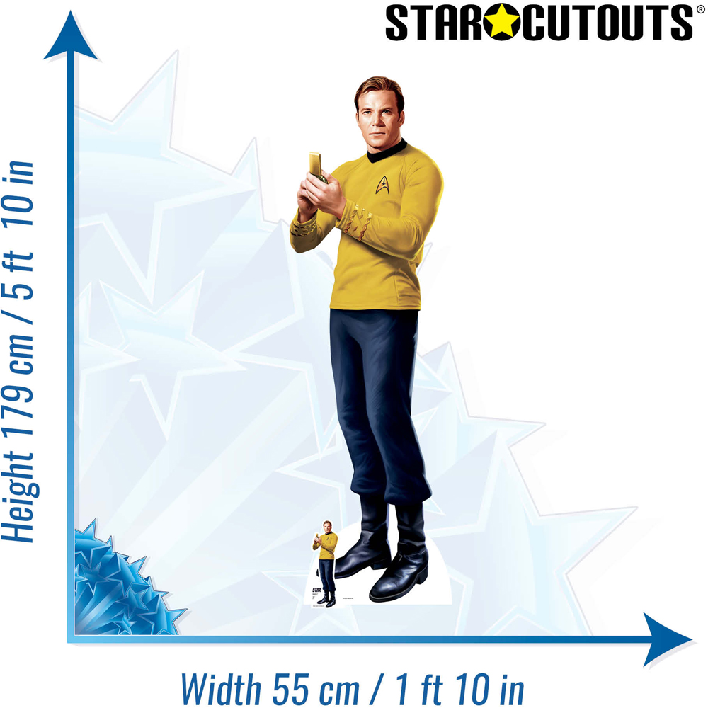 Star Cutouts Captain Kirk Cardboard Cutout 5.9ft Image 6