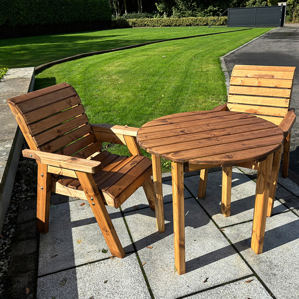 Charles Taylor Thatcham 2 Seater Garden Dining Set Image 7