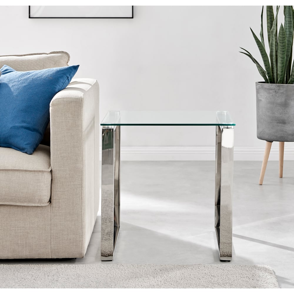 Furniturebox Havana Silver Side Table Image 2