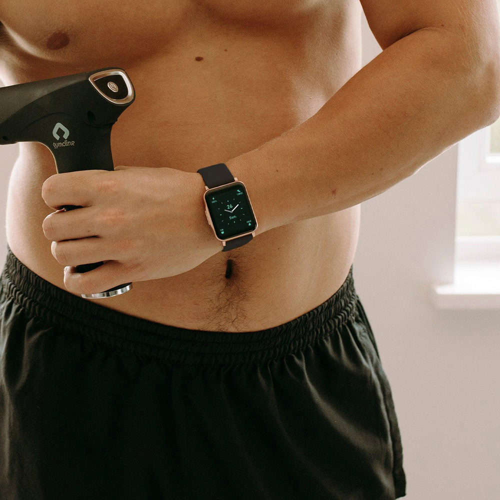 Gymcline Ciro Black Fitness Tracker with 25 Sports Modes Image 4