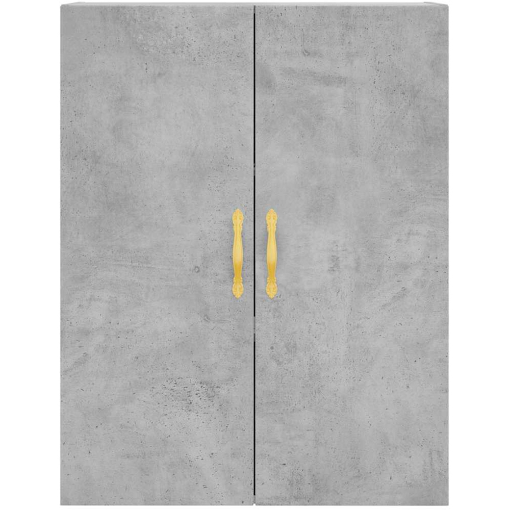 vidaXL 3 Door 3 Drawer Concrete Grey Highboard Image 5