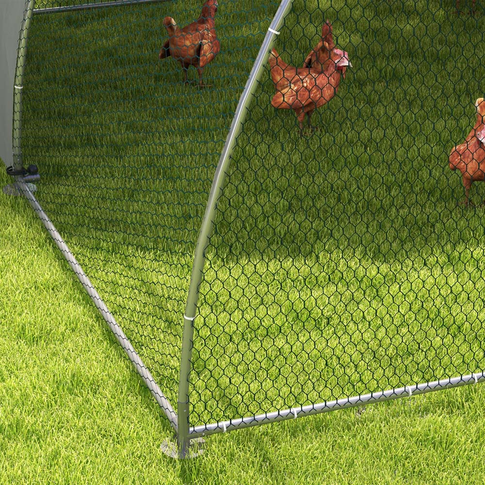 PawHut Walk-In Chicken Run Image 3