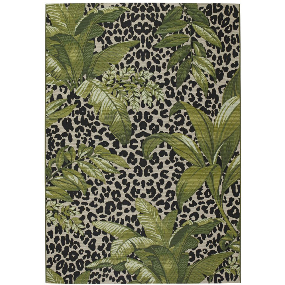 Homemaker Tropicana Black and Green Rug 120 x 170cm Image 2