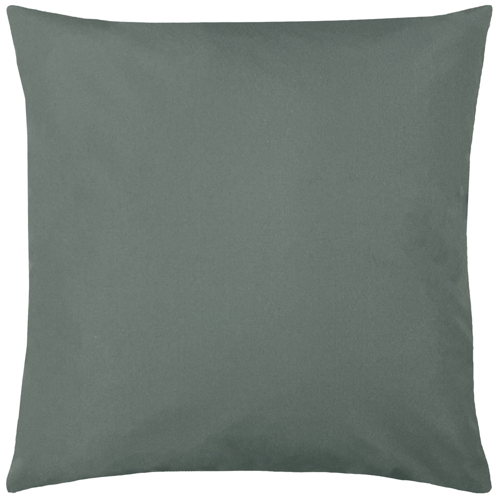furn. Plain Grey Outdoor Cushion Large Image 1