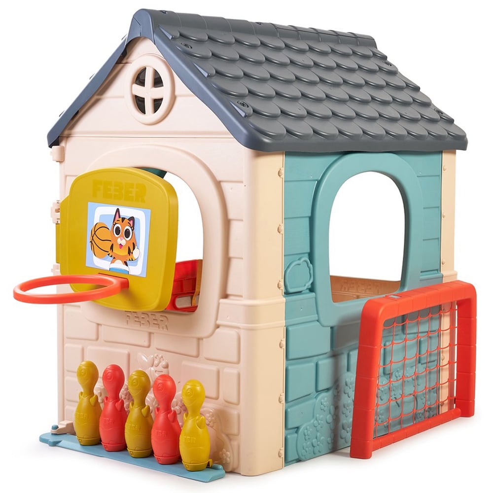 Feber Kids 6 In 1 Casual Foldable Activity House Image 4