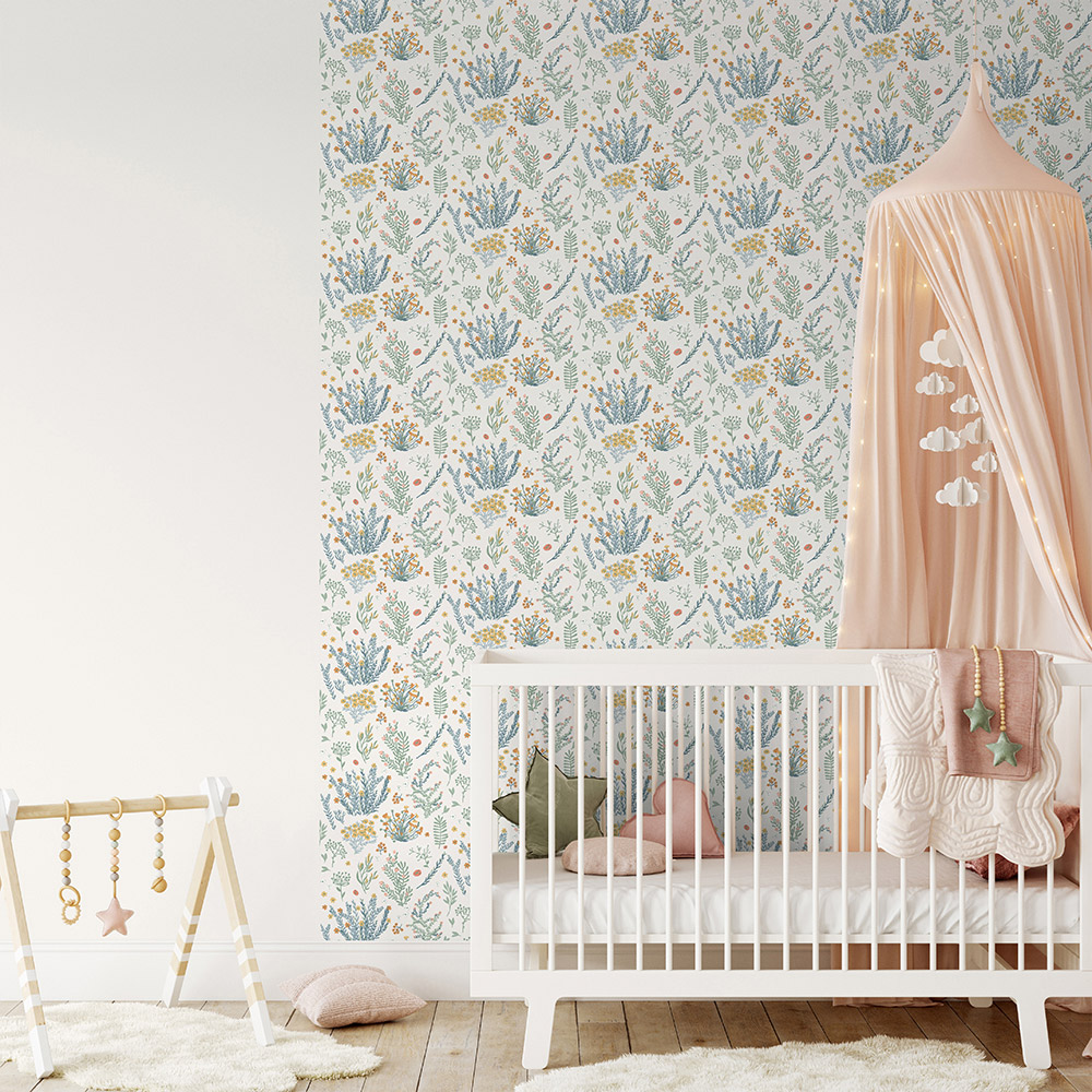 Muriva Wild Meadow Multicolour Wallpaper Image 2