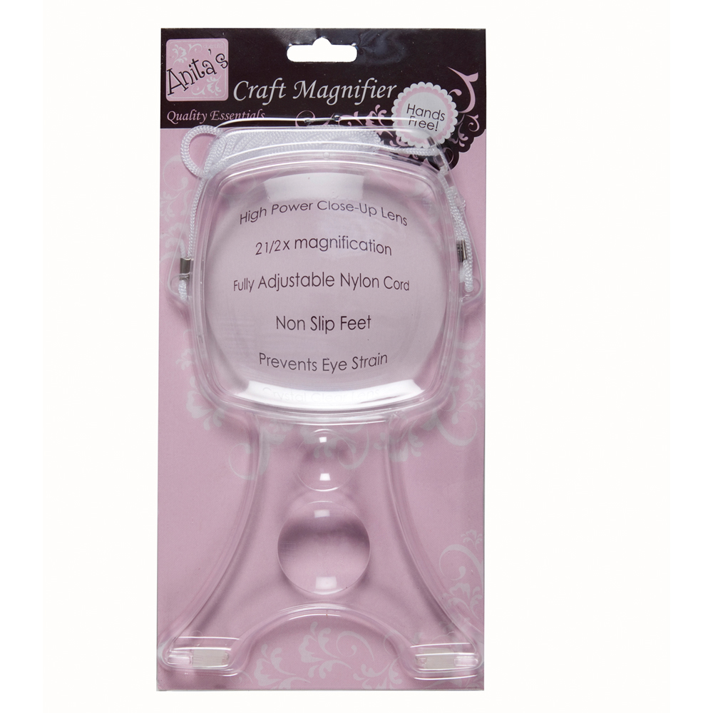Anita's Clear No Hands Magnifier Image