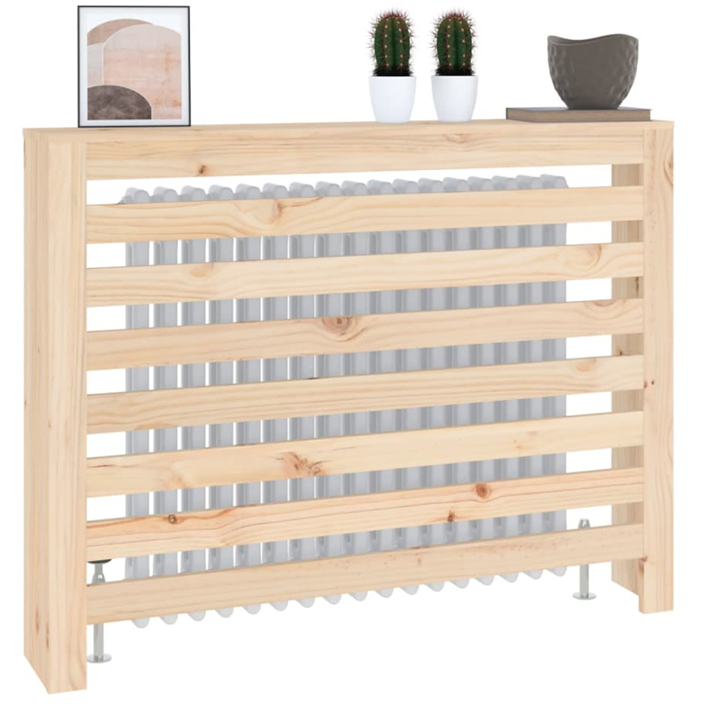 vidaXL Solid Pine Wood Radiator Cover 108.5 x 19 x 84cm Image 3