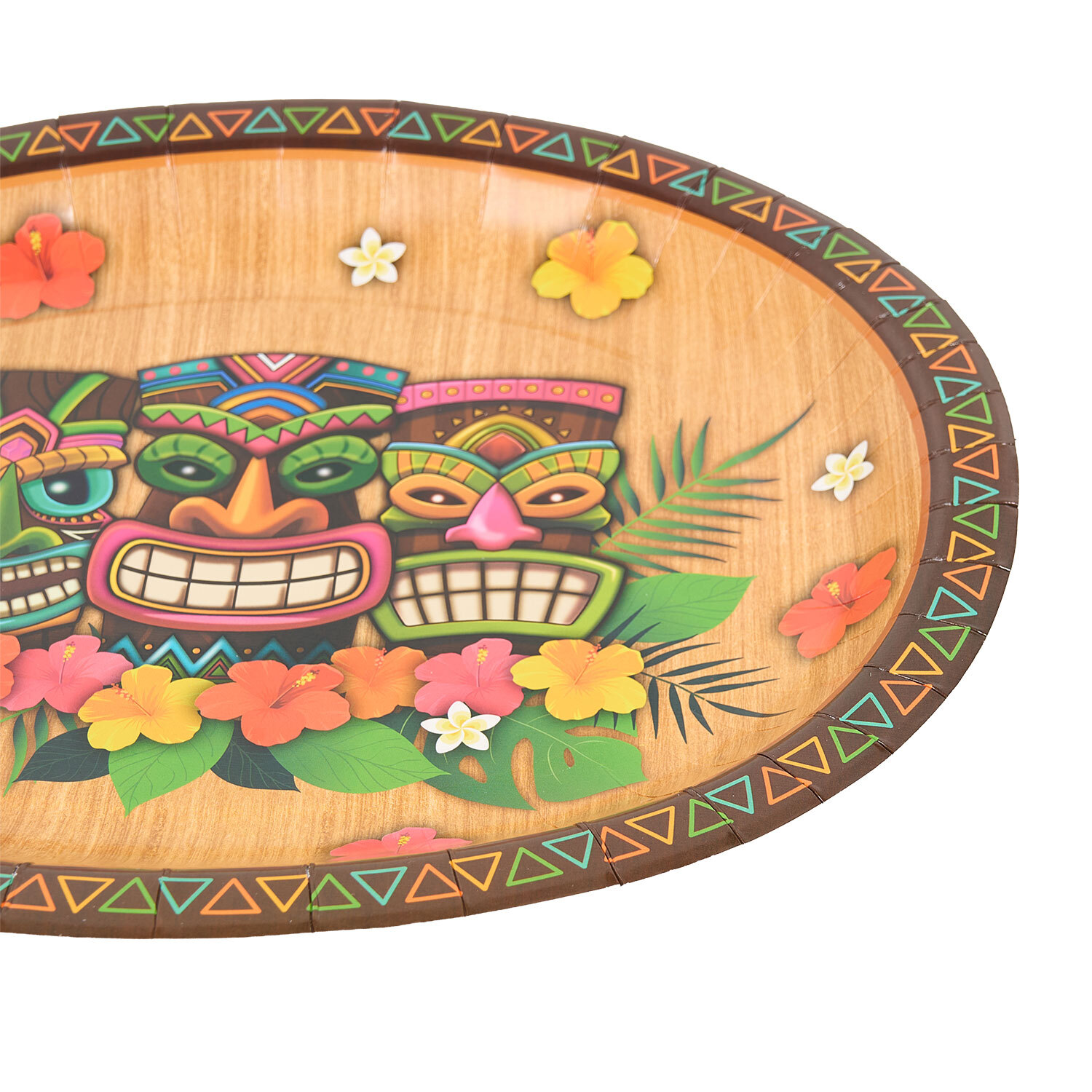 Pack of 4 Tiki Party Platters Image 4