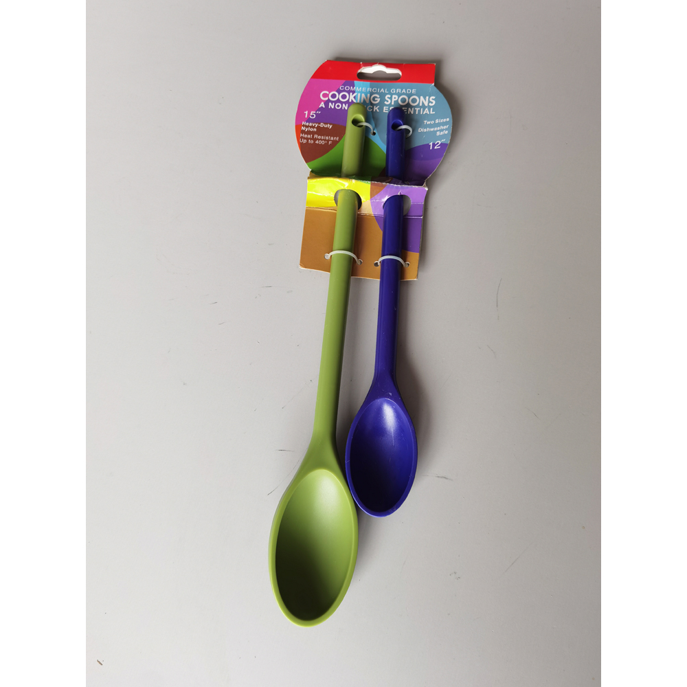 Avilo Non-Scratch Nylon Cooking Spoon 2 Pack Image 2