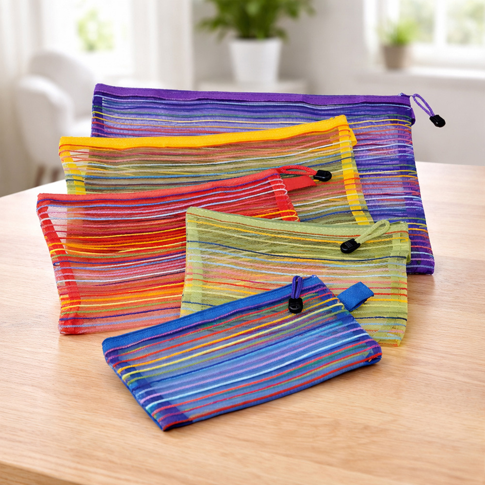 Avilo Mesh Zip-Up Travel Bags Set of 5 Image 2