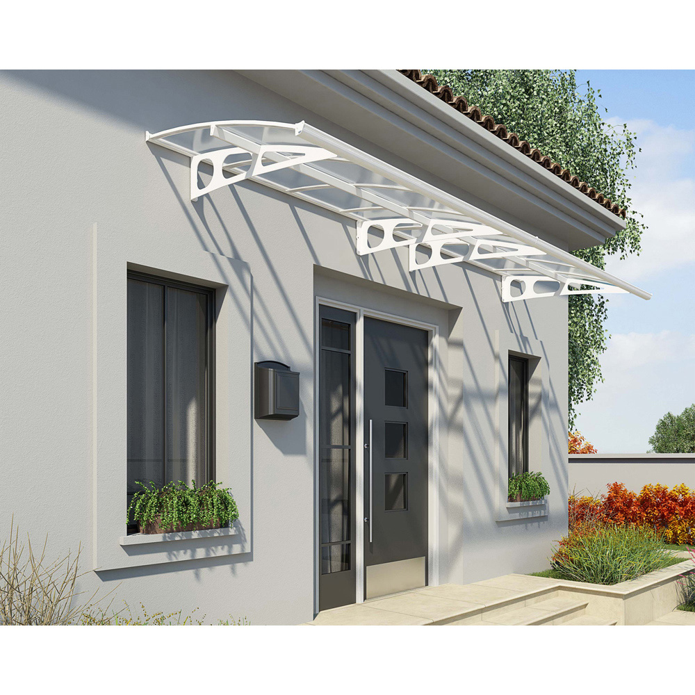 Palram Canopia Bordeaux 4460 White Mist Door Canopy 4.5 x 1.4m Image 5