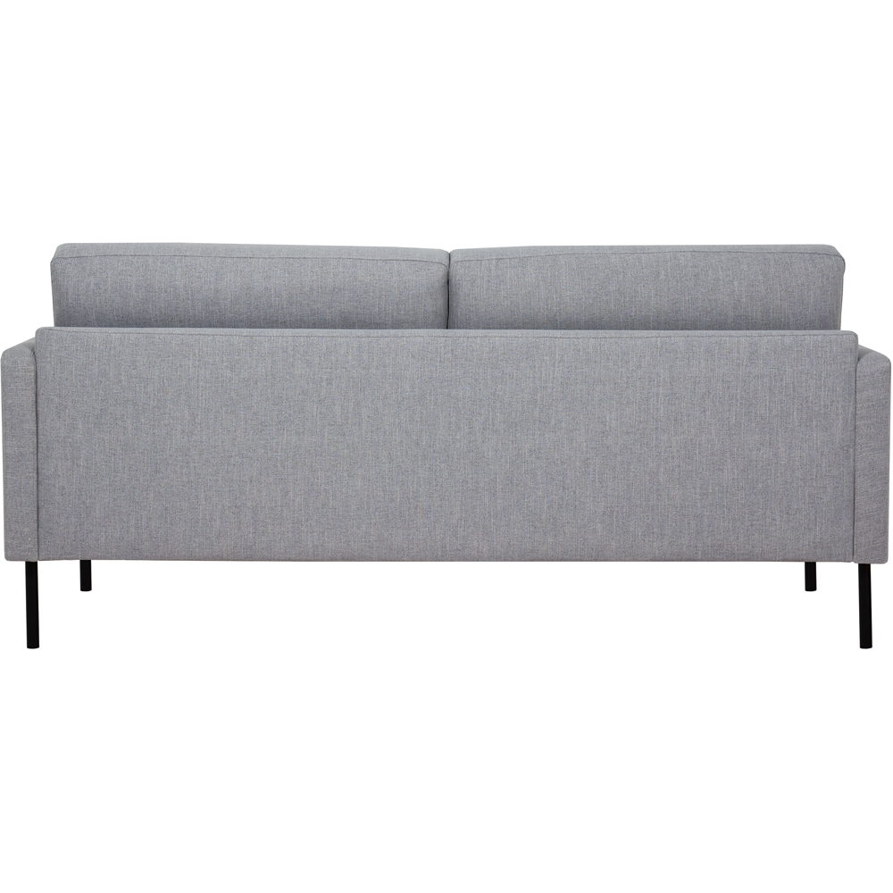 Florence Larvik 2.5 Seater Grey Sofa with Black Legs Image 5