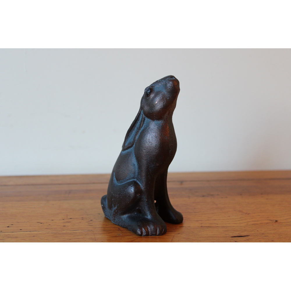 Inspirational Gifting Moongazing Hare Polystone Resin Garden Ornament Small Image 5