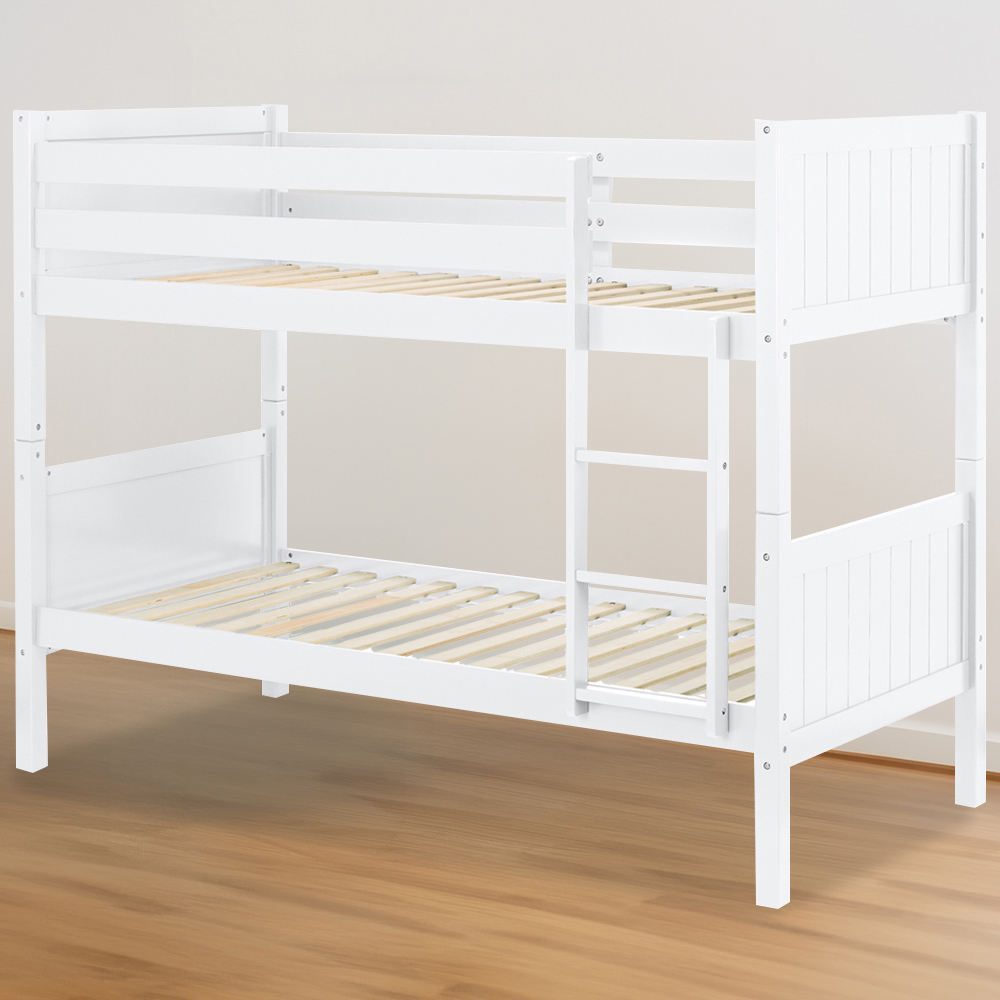 Julian Bowen Bella Surf White Bunk Bed Image 1