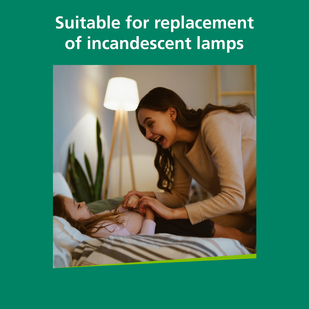 Sylvania 4 Pack ToLEDo GLS Warm White B22 13W LED Bulb Image 4