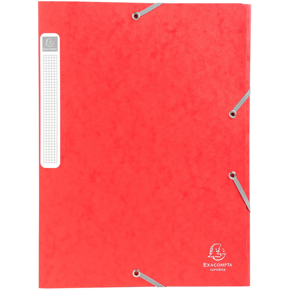 Exacompta Red Pressboard A4 Box File 25mm 25 Pack Image 2