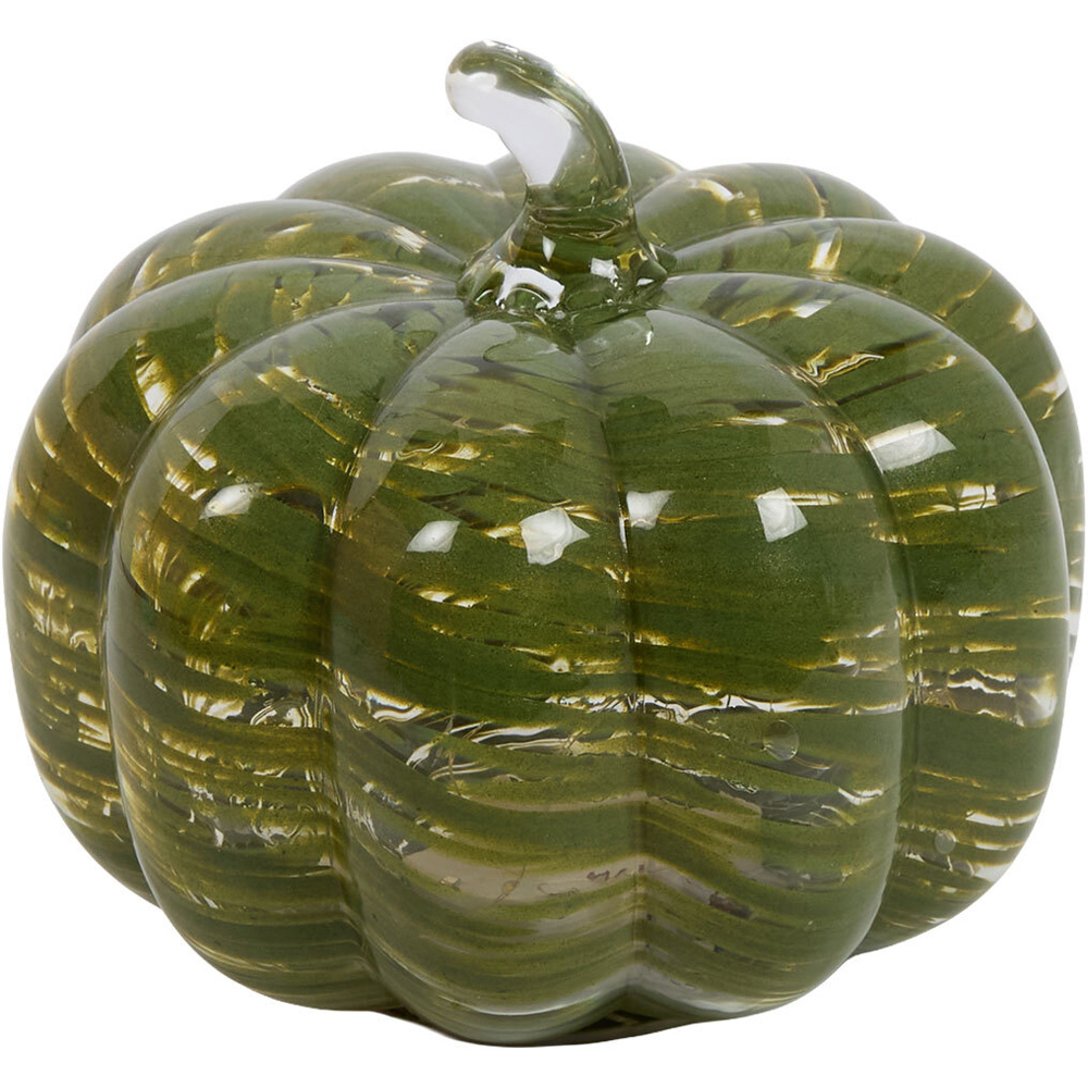 LED Glass Pumpkin Green Image 5