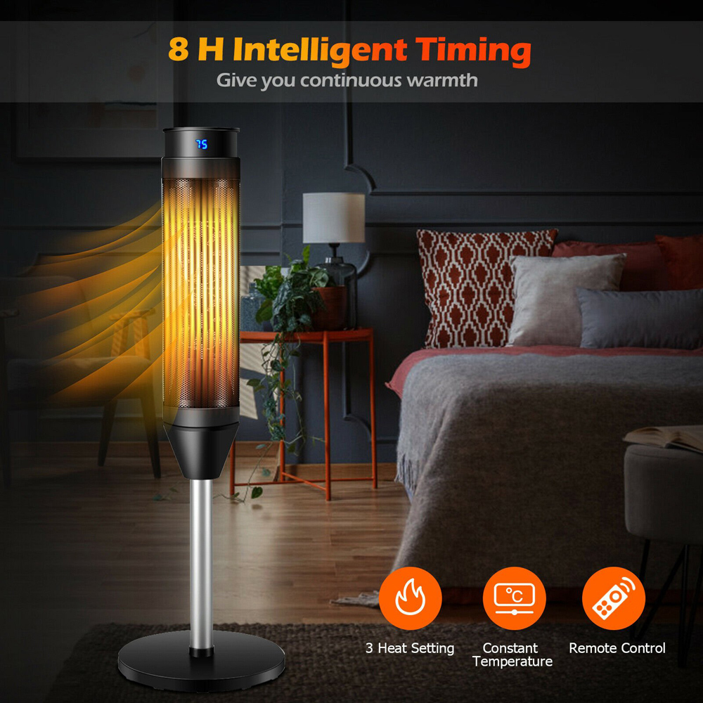 Costway Electric Tower Heater with Digital Timer Image 3