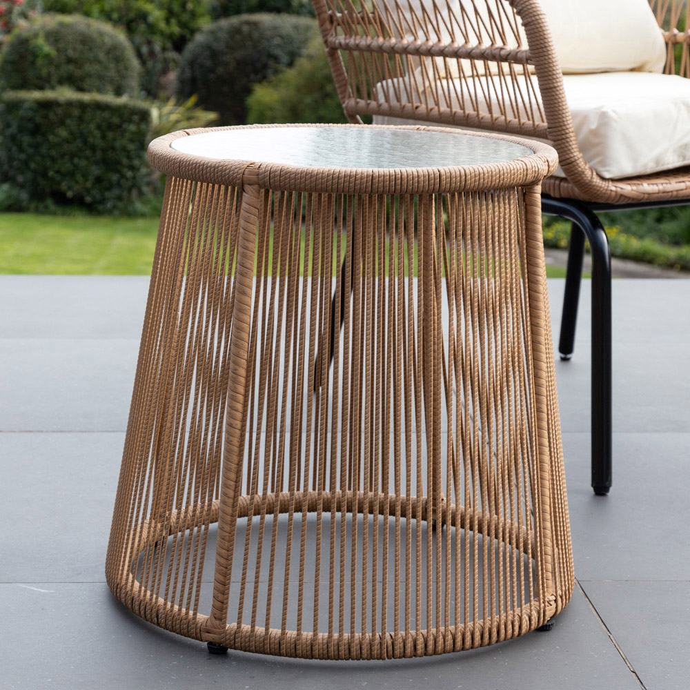 Artemis Carbini 2 Seater Rattan Bistro Set Image 7
