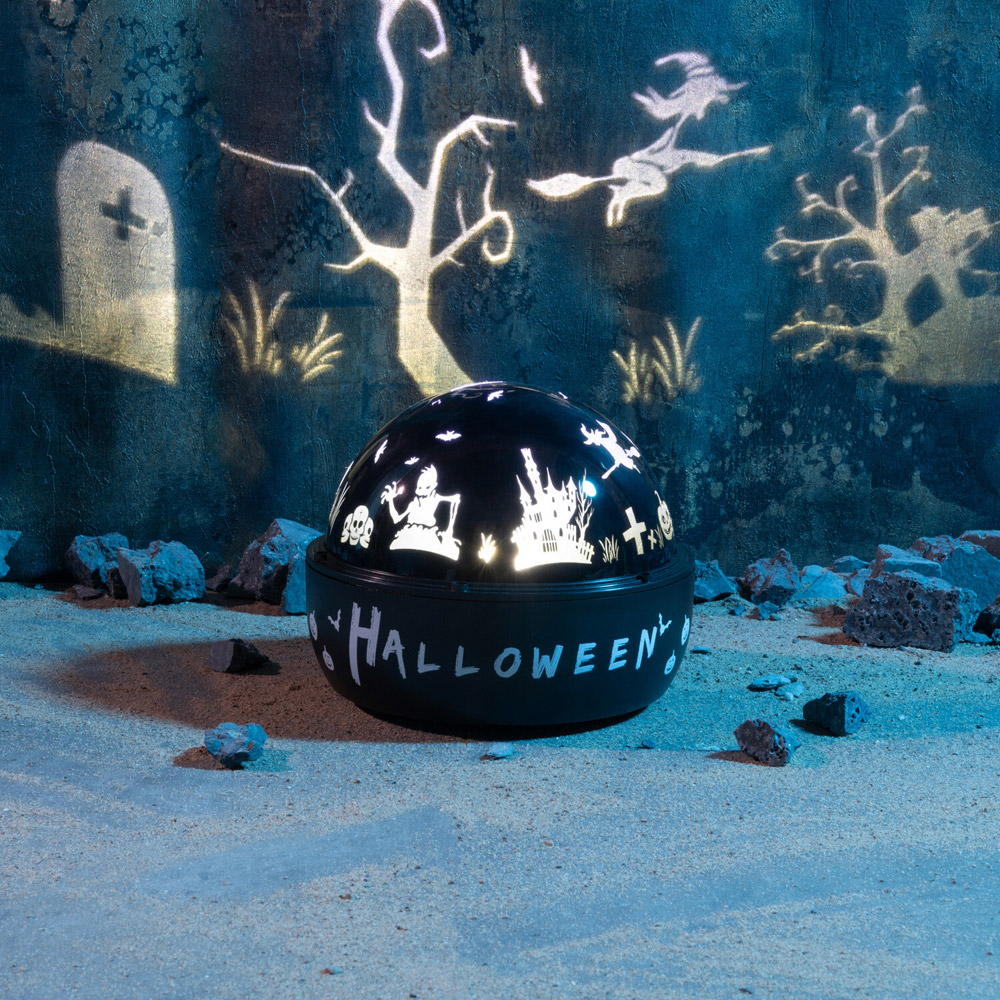 LED Indoor Halloween Projector Black Image 2