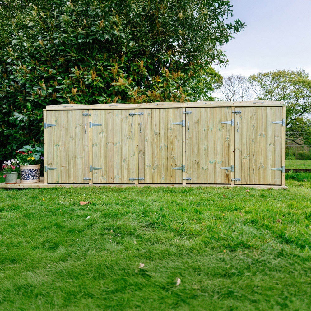 The Garden Village Shireburn 4 Recycle Box 3 Wheelie Bin Image 2