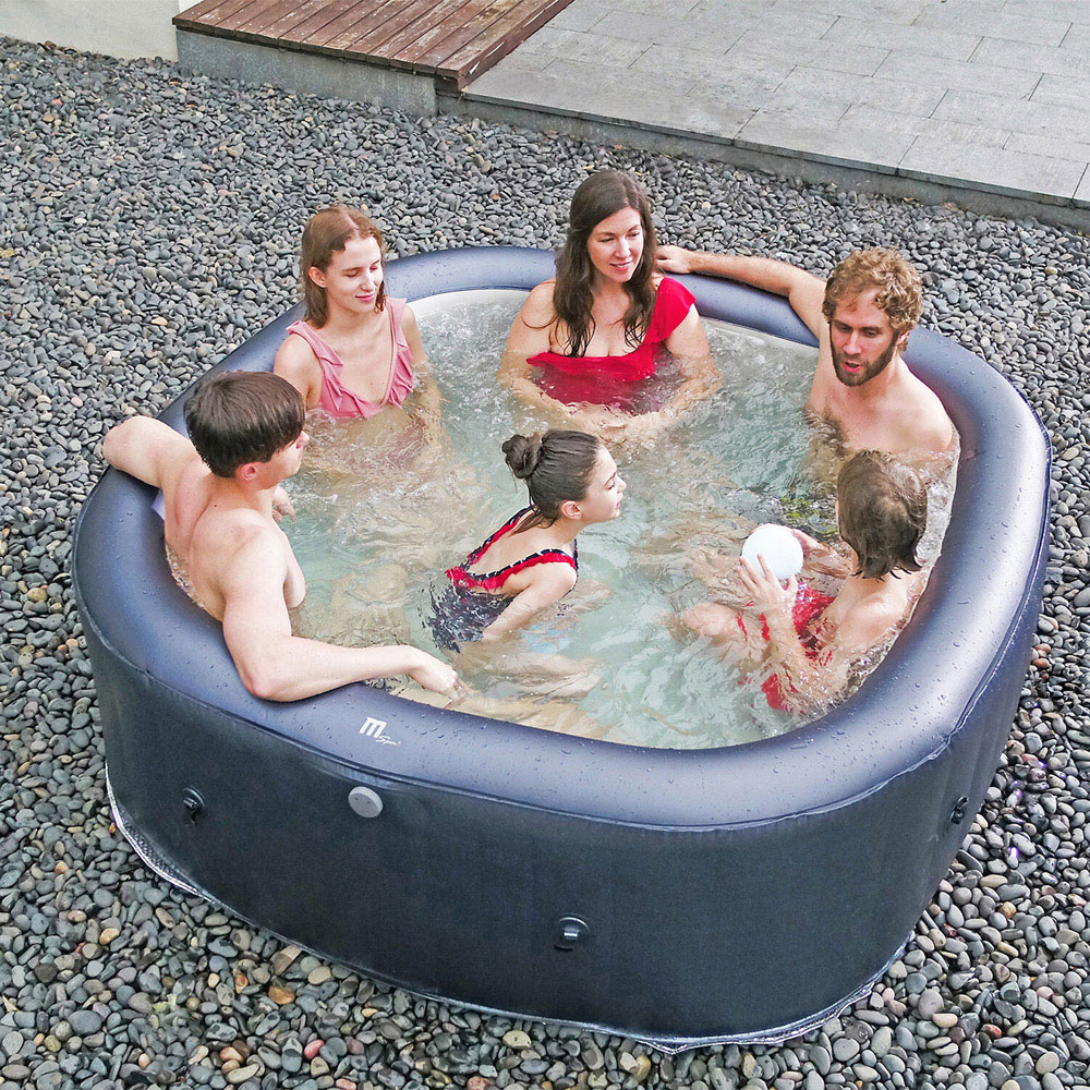 Mspa Otium Grey 6 Person Hydrojet Spa Image 2