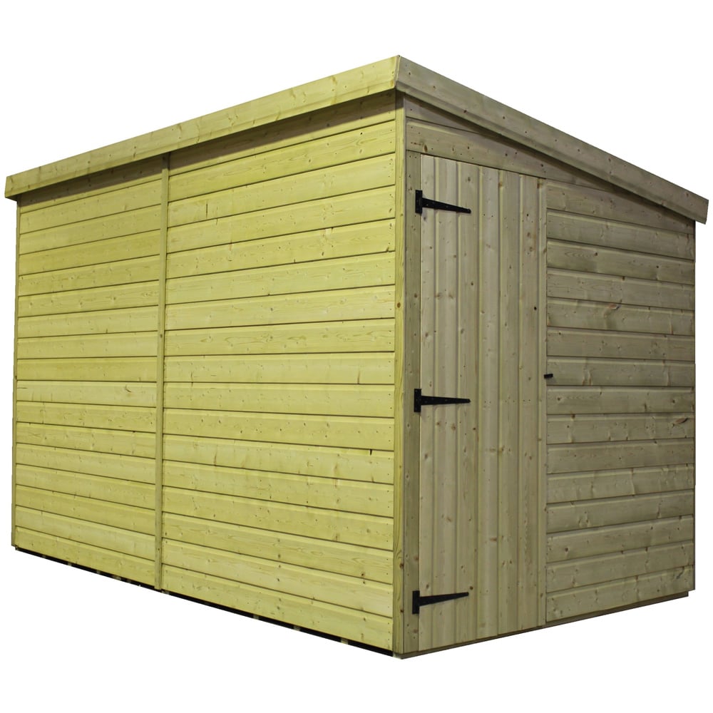 Empire Sheds 3000 10 x 7ft Tongue and Groove Wooden Pent Garden Shed Image 4