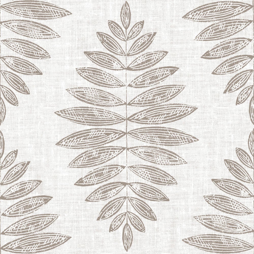 Floorpops Foliage Brown Peel and Stick Floor Tile 30.48 x 30.48cm 10 Pack Image 2