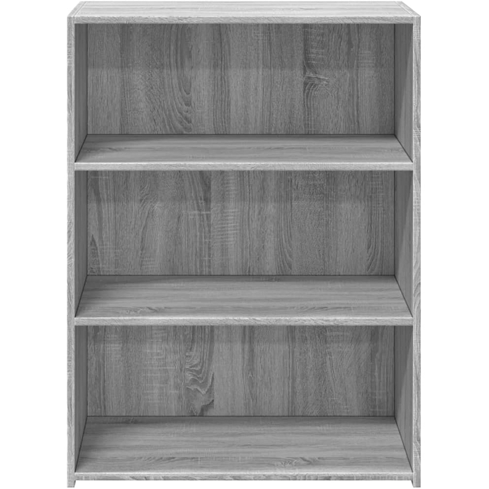 vidaXL 3 Shelf Grey Sonoma Sideboard Image 4