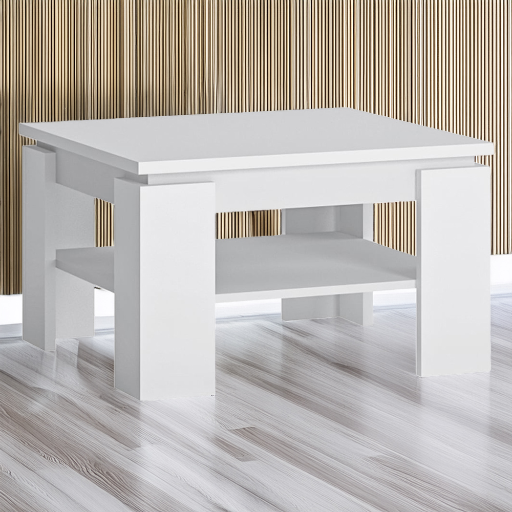 Florence Fribo Alpine White Large Coffee Table Image 1