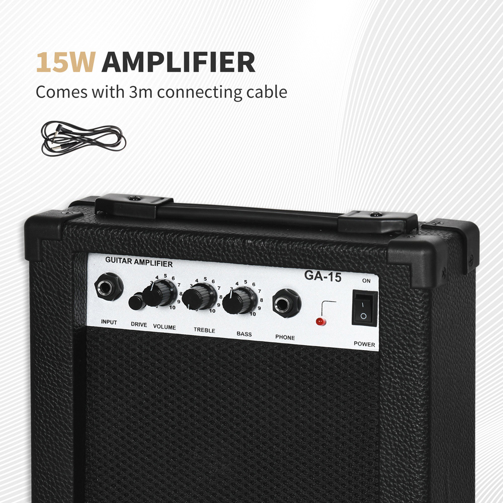SPORTNOW 6 String Beginner Electric Guitar Set Image 6