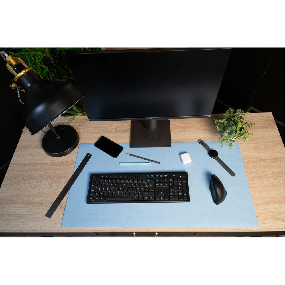Exacompta Bee Blue Marine and Sky Blue Desk Mat 43 x 90cm Image 8