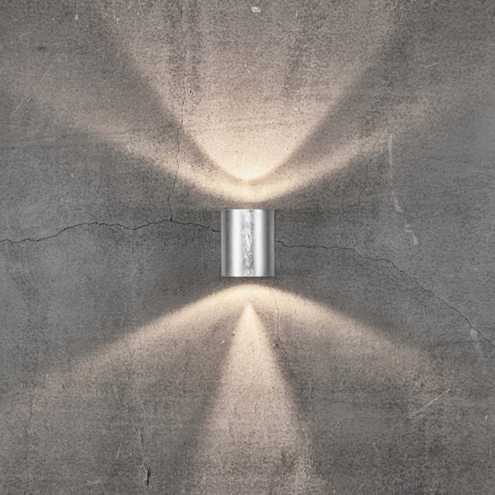 Nordlux Canto 2 Galvanised Wall Light Image 2