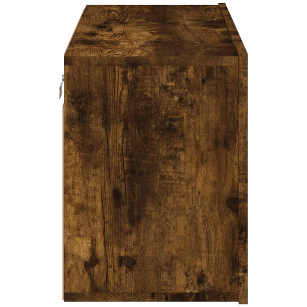 vidaXL 2 Door Smoked Oak Wall Mounted TV Cabinet Image 7