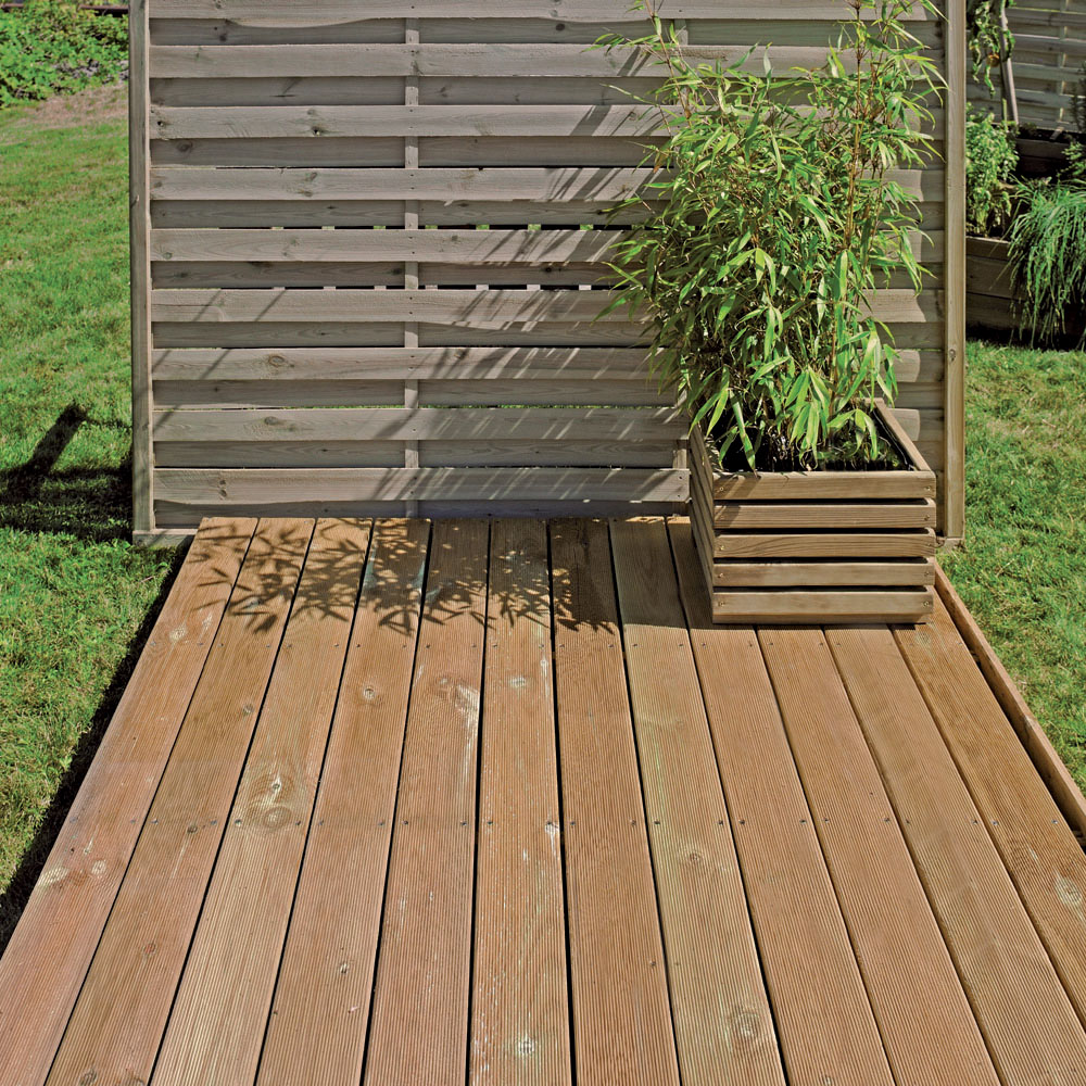 Cerland Kub Wooden Square Planter 40cm Image 6