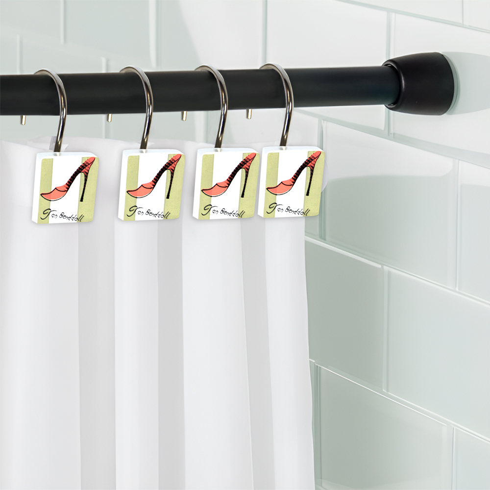 Highlands Homeware Heels Shower Hook 12 Pack Image 2
