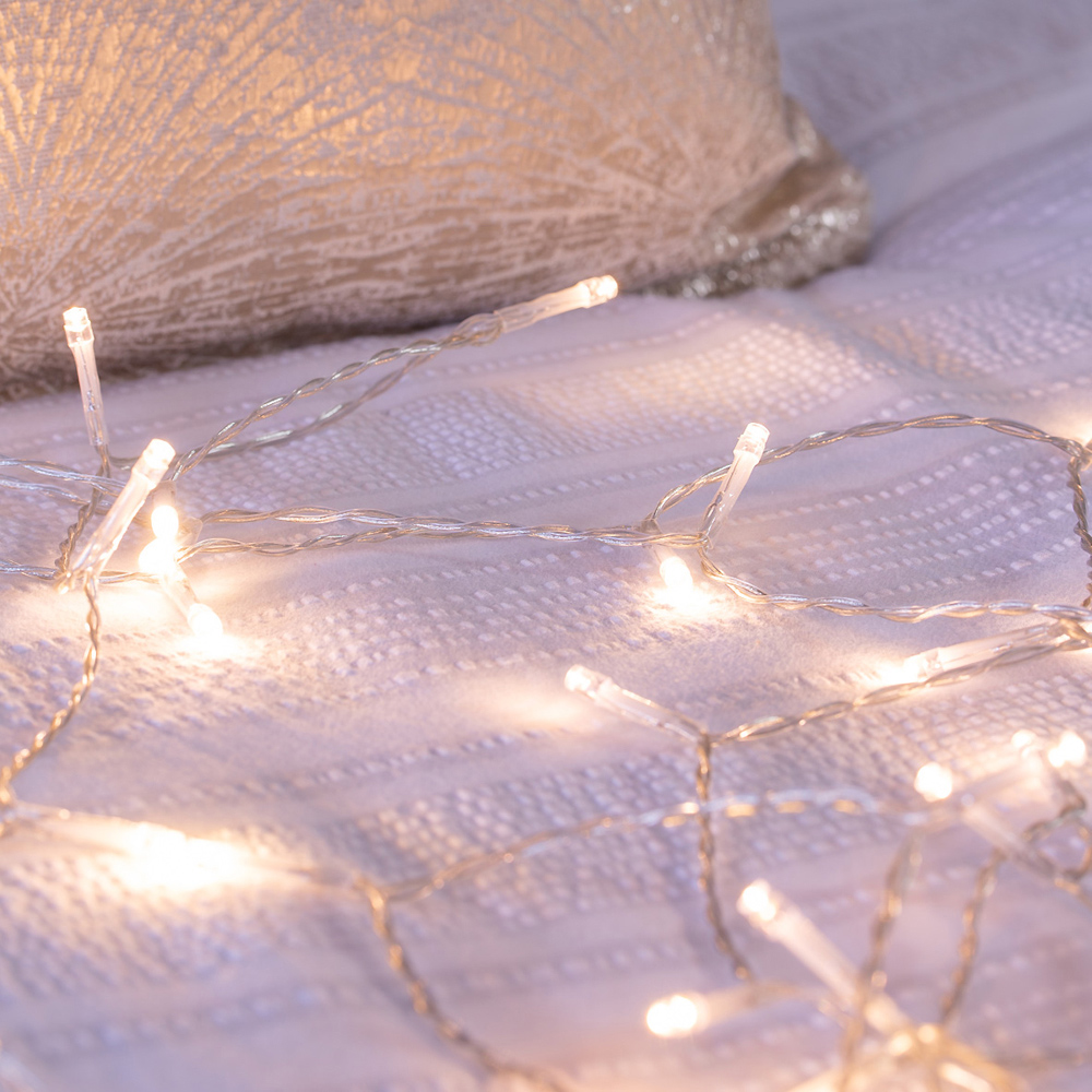 The Christmas Workshop 400 Warm White LED String Light Image 4