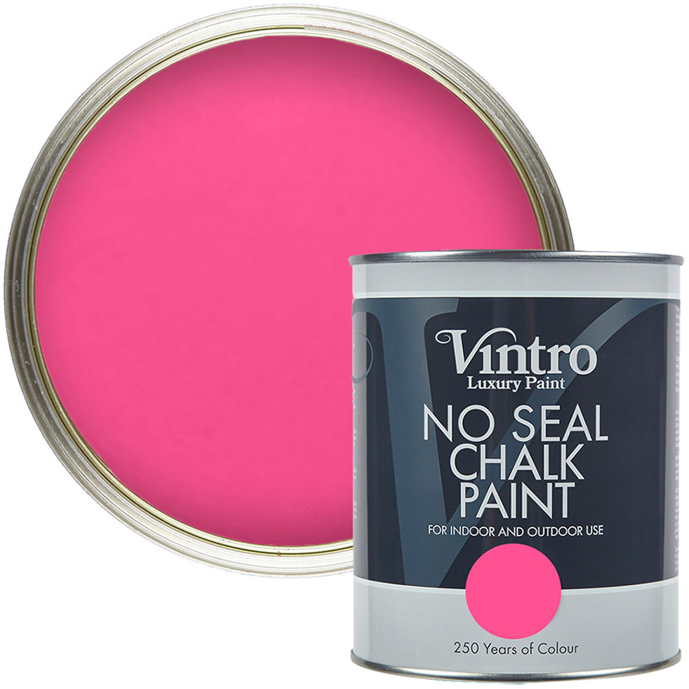 Vintro Paint Deptford Pink No Seal Chalk Paint 1L Image 1