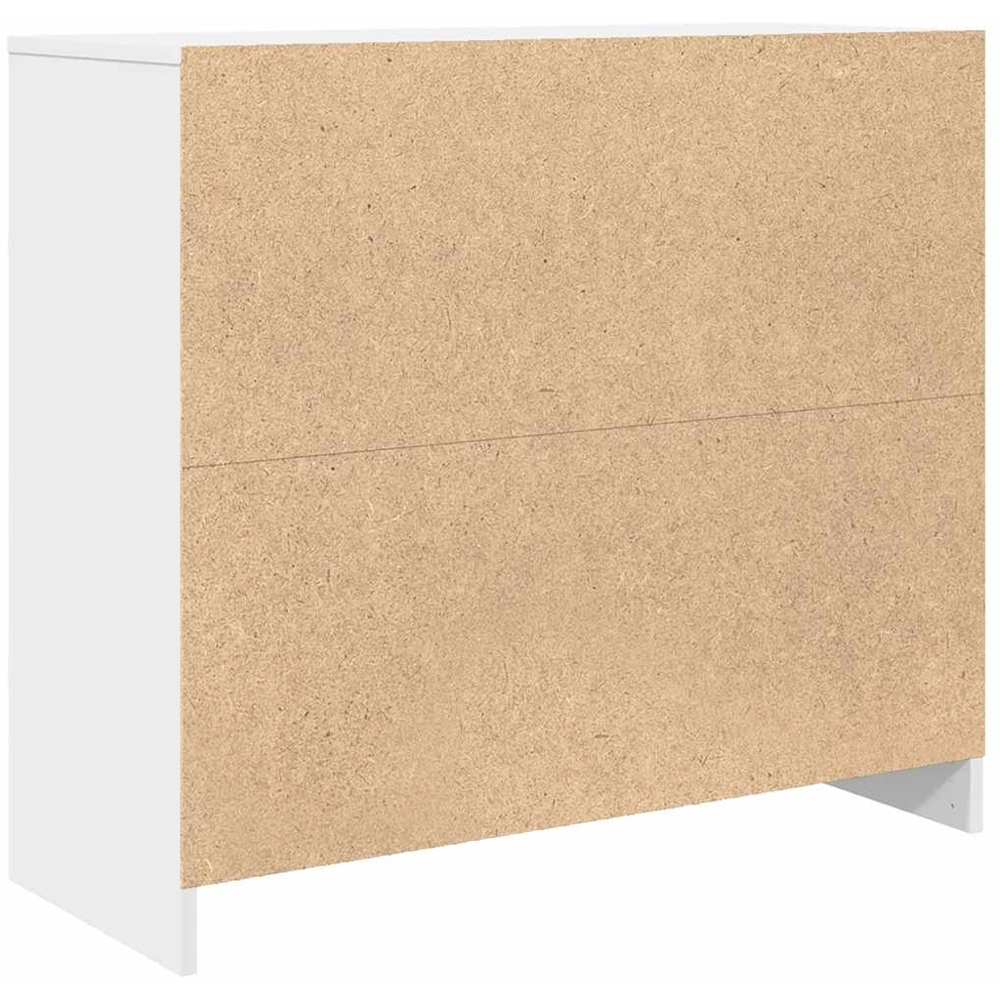 vidaXL 3 Door White Sideboard Image 7