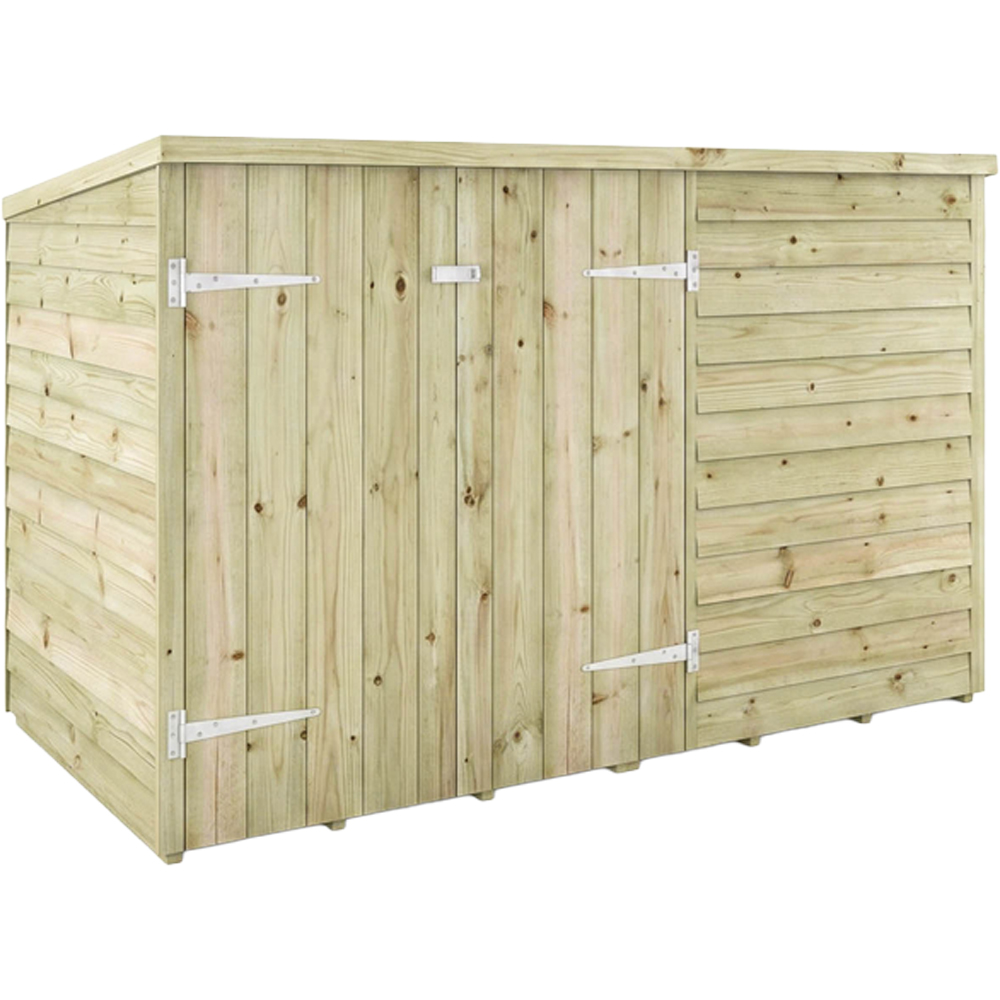 Mercia 3 x 6ft Overlap Pent Bike Storage Shed Image 3
