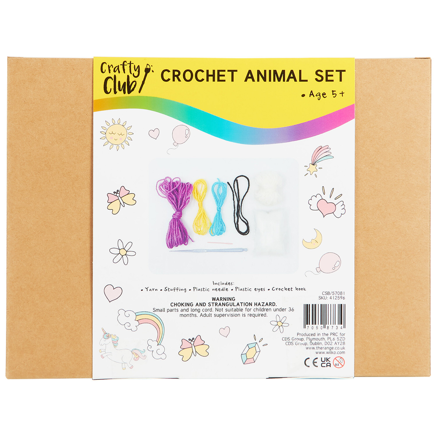 Crochet Animal Set - Multicolour Image 6