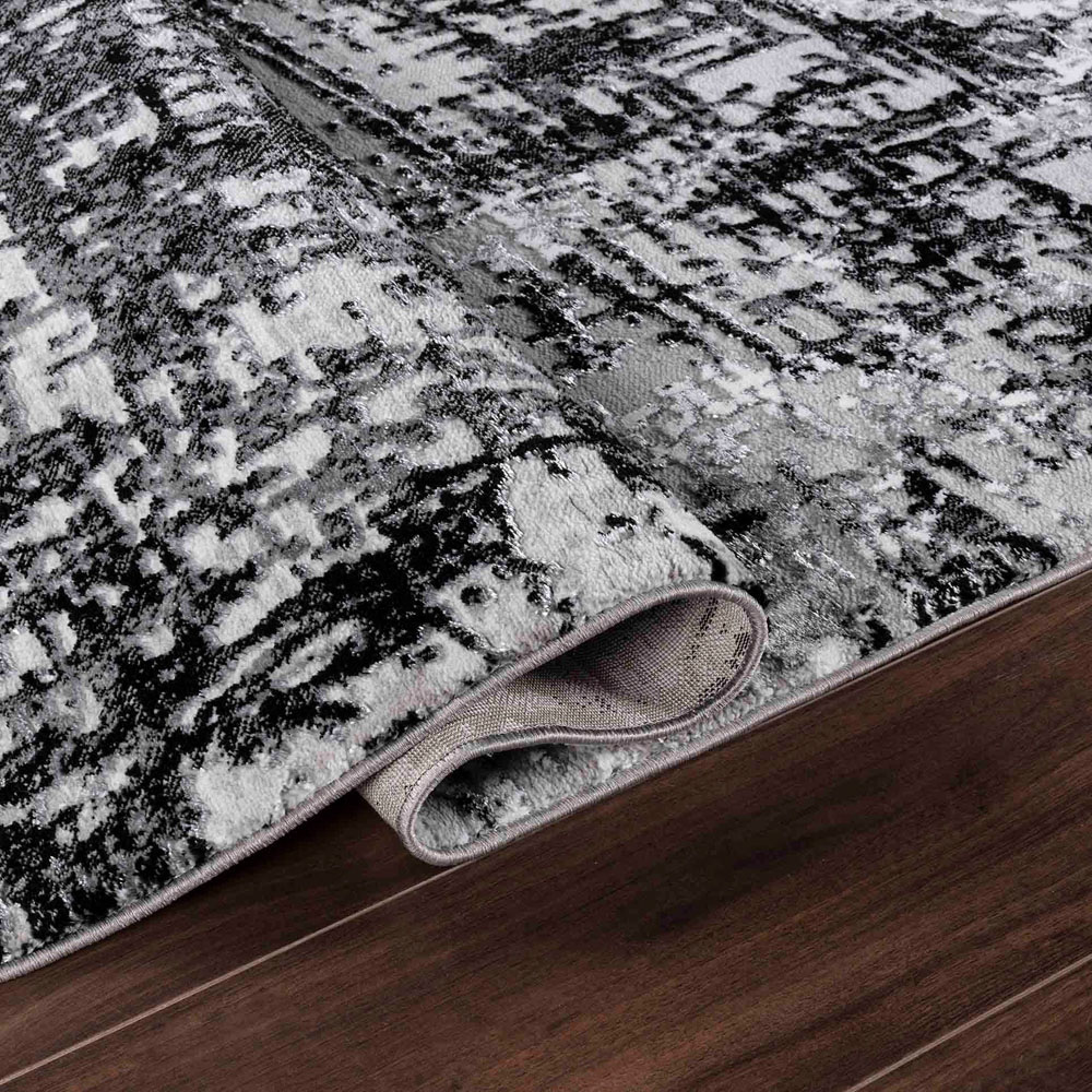 Desire Rugs Serenity Black Abstract Lines Rug 160 x 230cm Image 3
