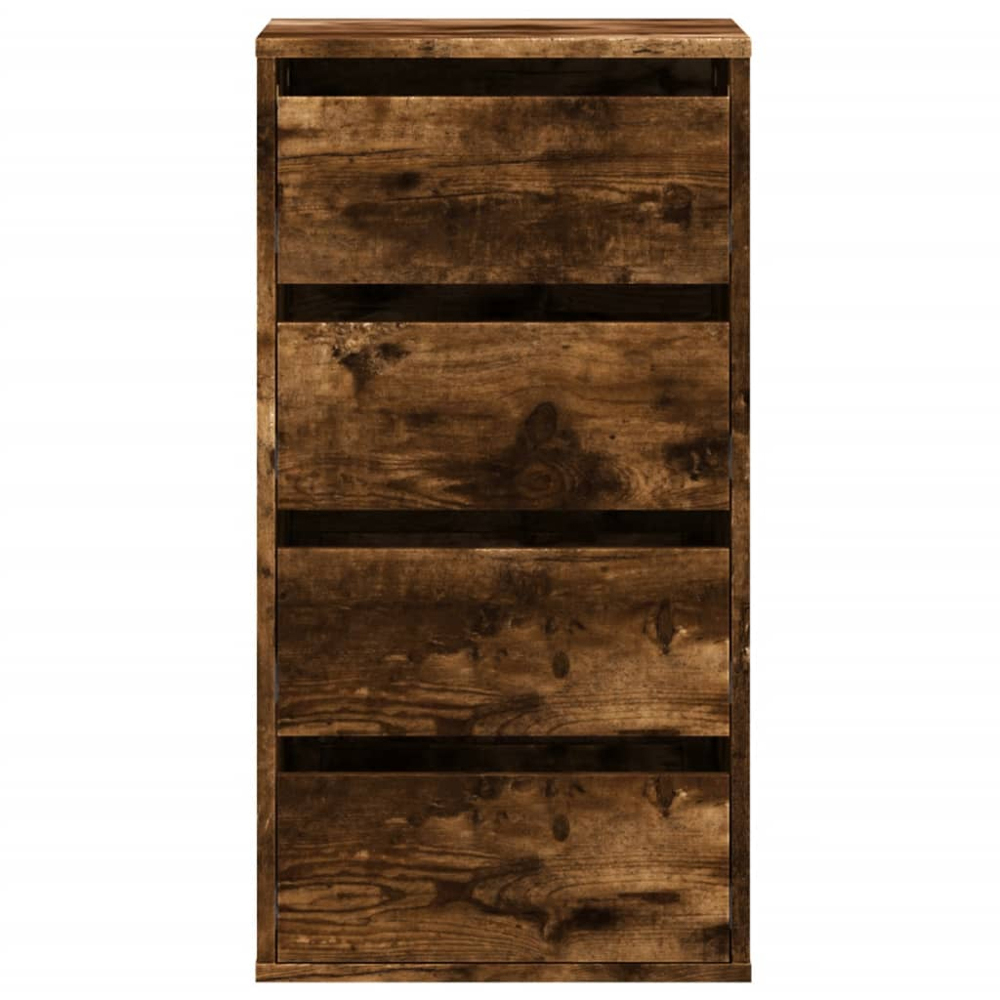 vidaXL 4 Drawer Old Wood Chest of Drawers Image 3
