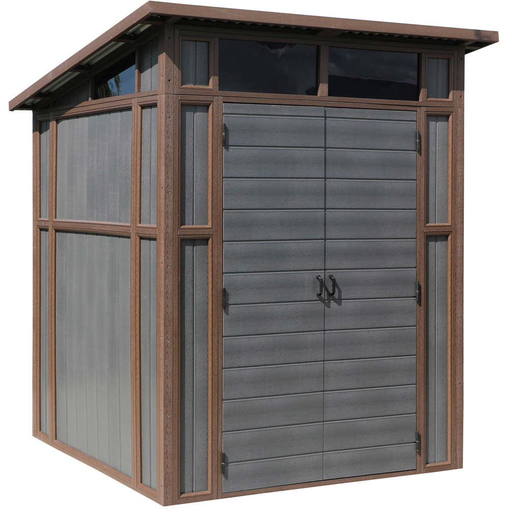 Mercia 2.13 x 2.13m Premium Composite Pent Shed Image 2