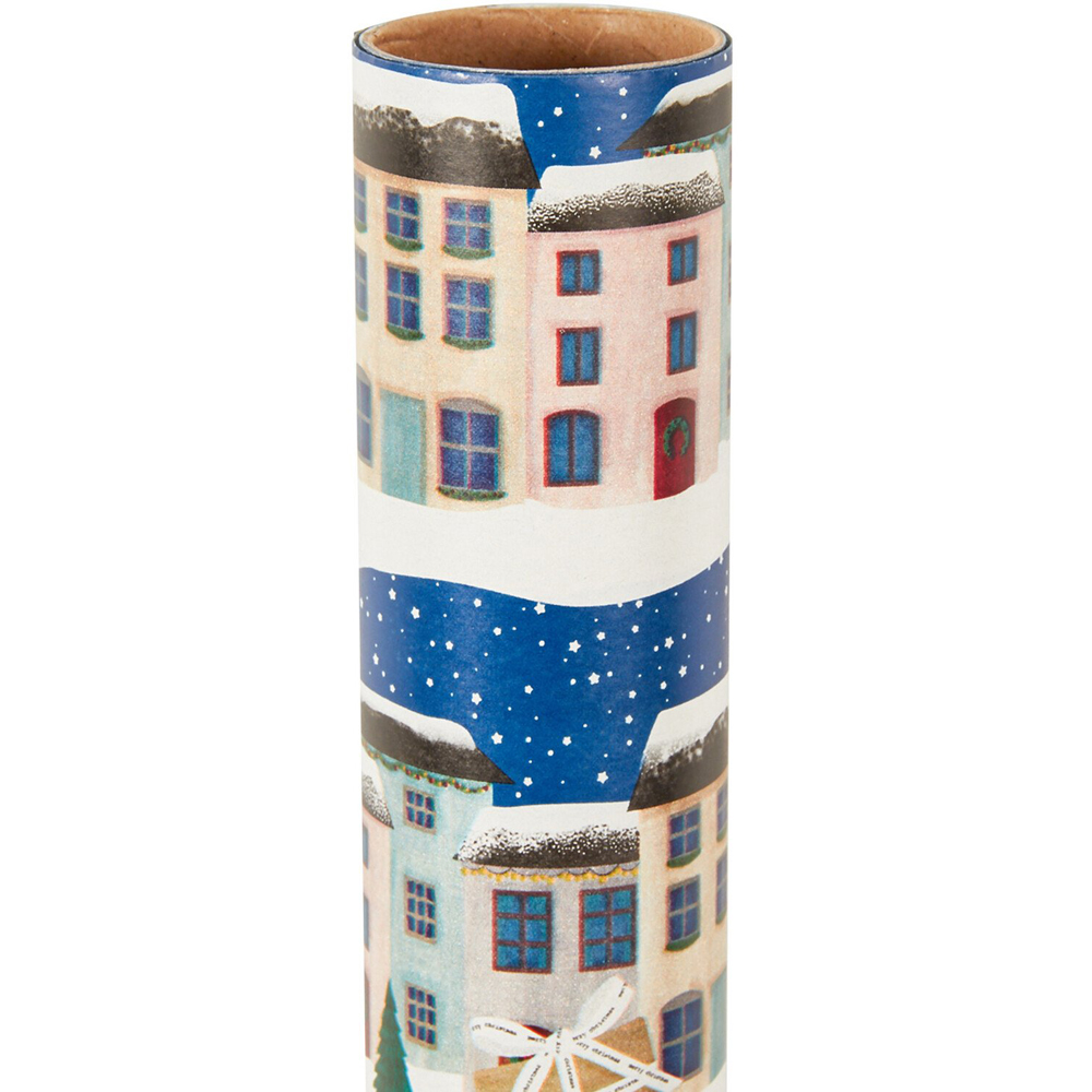 Festive Scene Gift Wrap 4m Image 4