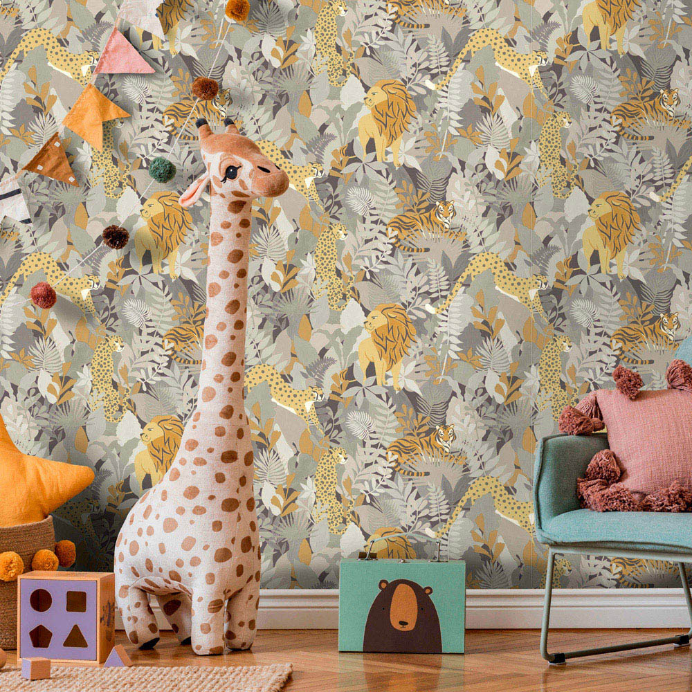Holden Decor Animal Kingdom Neutral Wallpaper Image 3