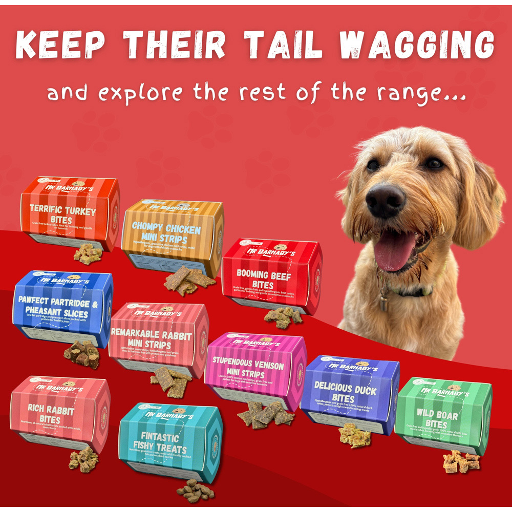 Mr Barnaby's Booming Beef Bites Dog Treats 2 Pack Image 8