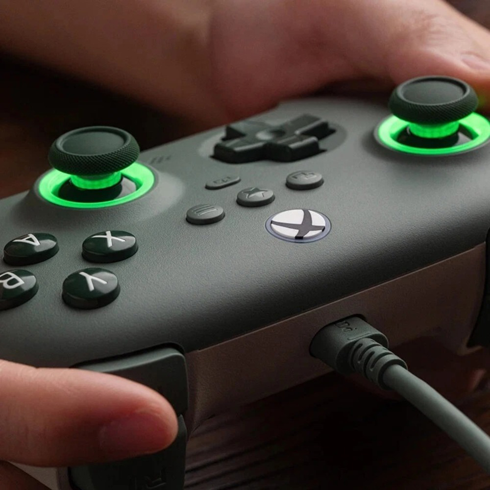 8BitDo Dark Green Ultimate C Wired Xbox Controller Image 6