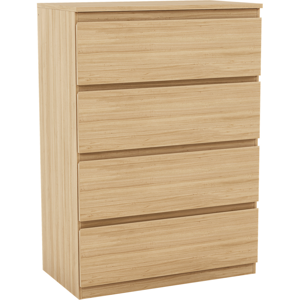 VIDA DESIGNS Denver 4 Drawer Pine Chest of Drawers Image 2
